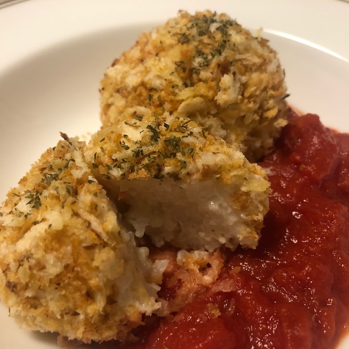 揚げない ライスコロッケ カニカマクリーム レシピ 作り方 By ミシェル ラ フランス 楽天レシピ 揚げない ライスコロッケ カニカマクリーム レシピ 作り方 By ミシェル ラ フランス 楽天レシピ